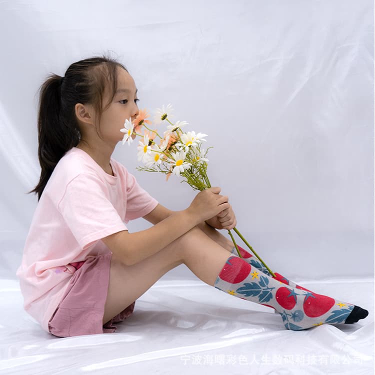 360 printed socks, cotton, polyester digital printed socks, customizable DIY socks.