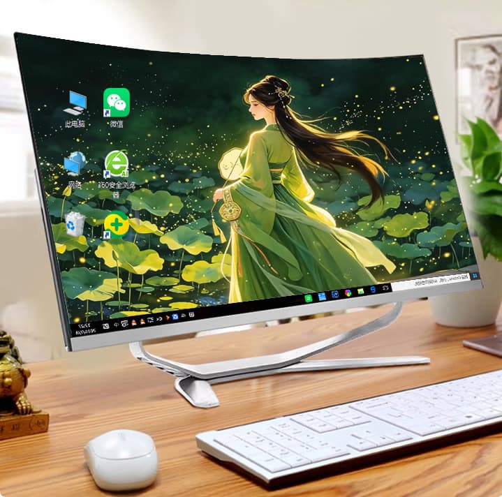 New All-in-One Desktop Computer for Office, Cash Register, Online Classes, Gaming i7 Desktop Home All-in-One PC Full Set