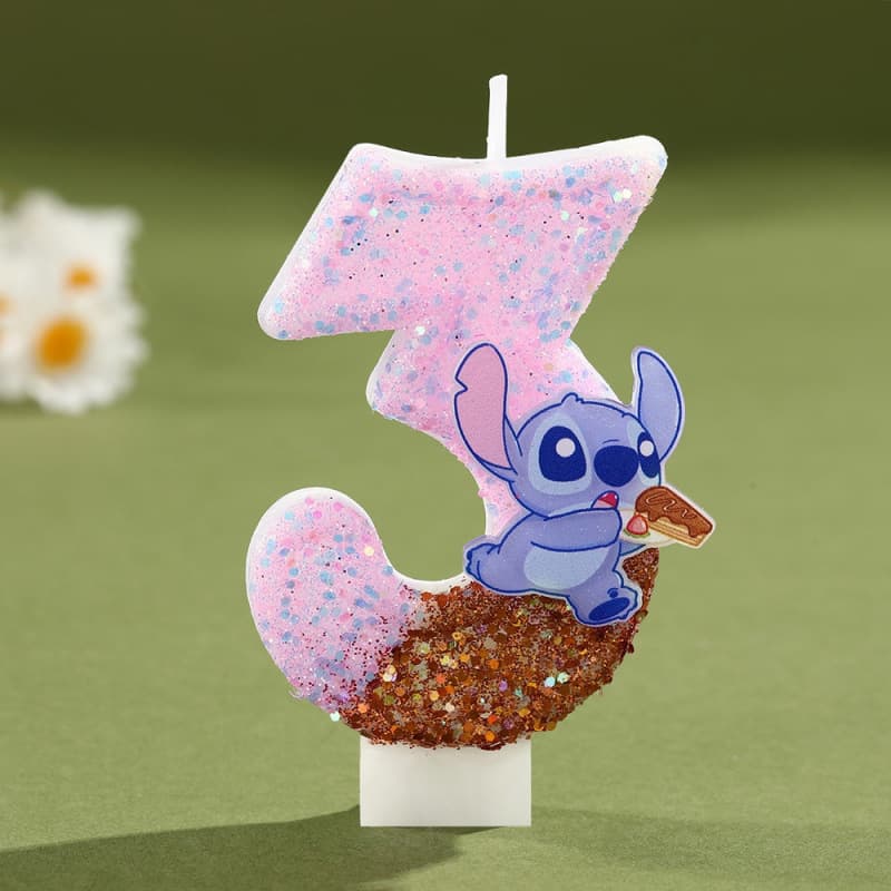 Cross-border Cartoon Stitch Birthday Cake Candle Creative Handmade DIY Cartoon Candle Party Decoration Candle