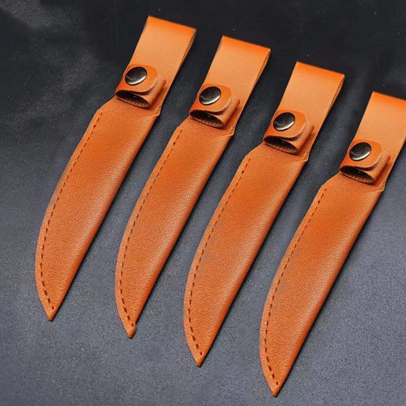 Wholesale Universal Knife Sheath PU Leather Anti-Cut Knife Guard Small Knife Protective Cover