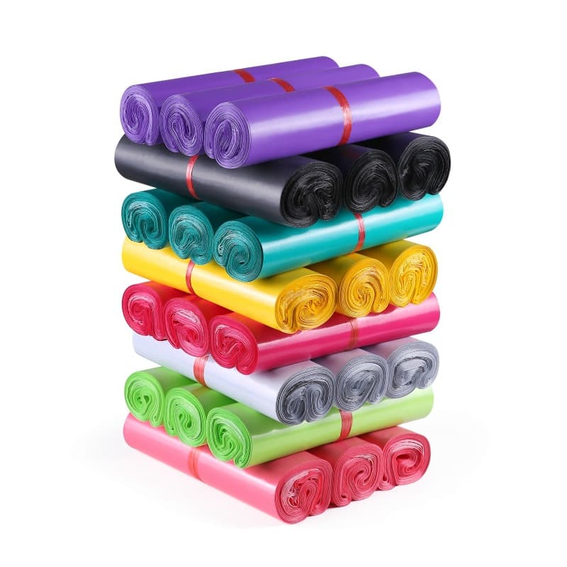 Baizun Colorful New Express Packaging Bags, Thickened White and Black Waterproof Logistics Packing Bags, Wholesale