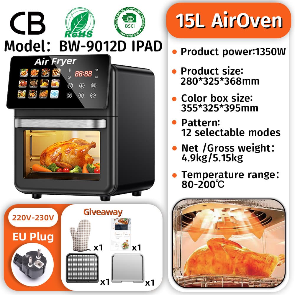 Air Fryer Home Use Dual-Basket Large Capacity Electric Fryer Export Airfryer Dual-Basket Air Fryer Oven
