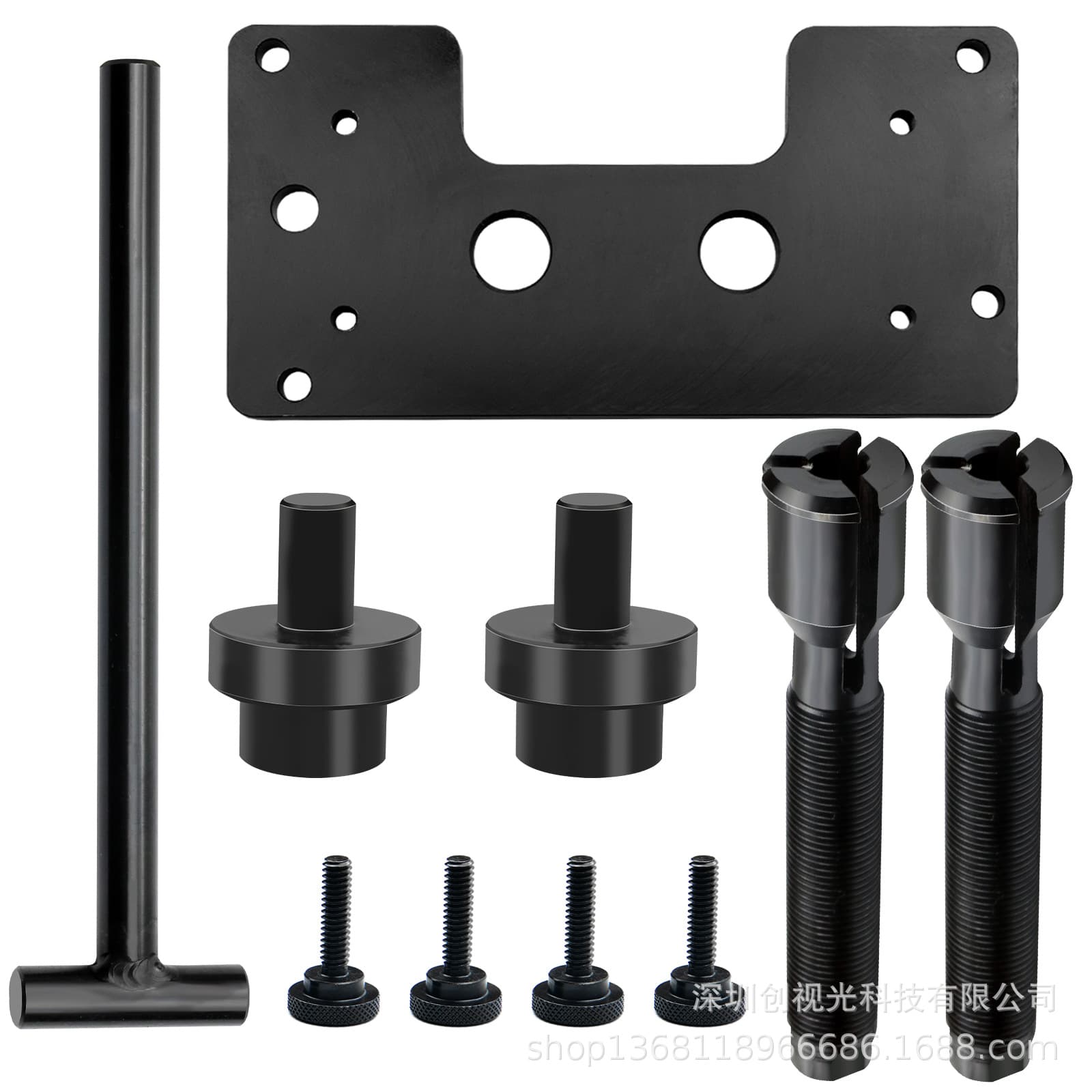 Convex Crankshaft Bearing Installer Puller Tool For Harley-Davidson TC Models Double Convex Crankshaft Dyna