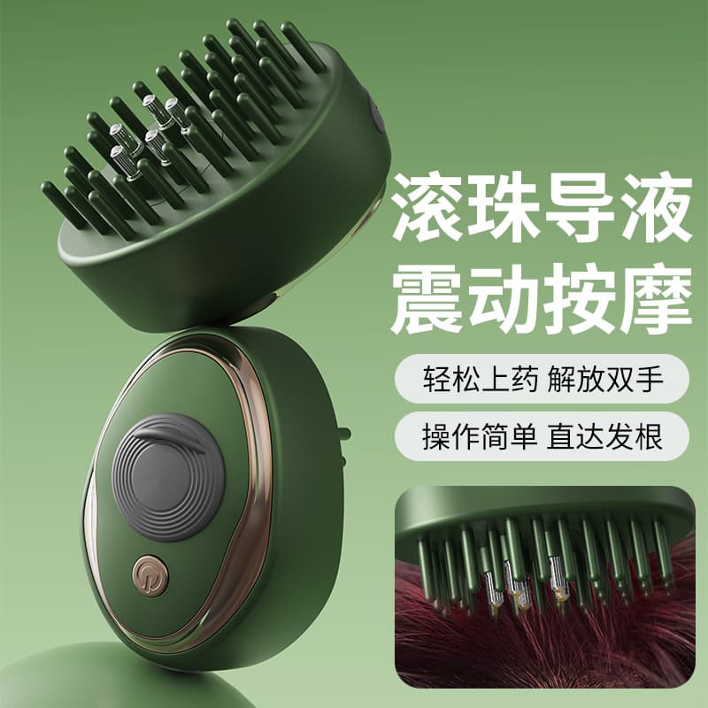 Scalp Applicator Hair Growth Serum Dispenser Roller Massage Comb for Women Essential Oil Applicator Massager