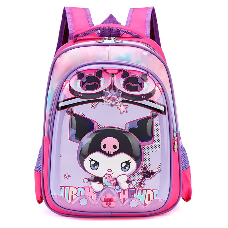 Cross-border kindergarten backpack cute cartoon Kuromi kids school bag for boys and girls primary school first grade backpack