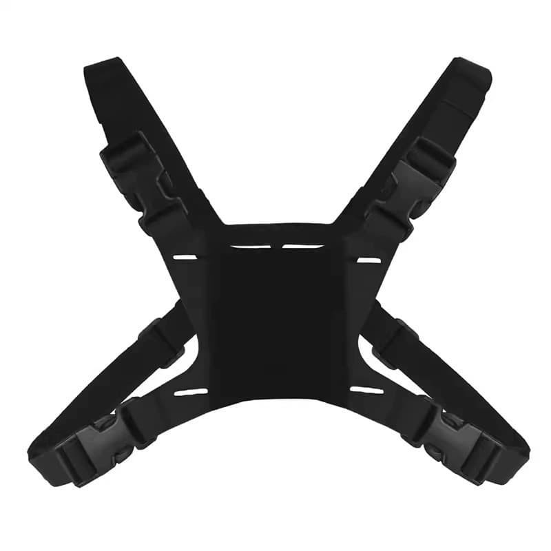 Tactical Vest Phone Holder MOLLE Mount Outdoor Military Chest Rig Field Chest Plate Carrier Folding Navigation