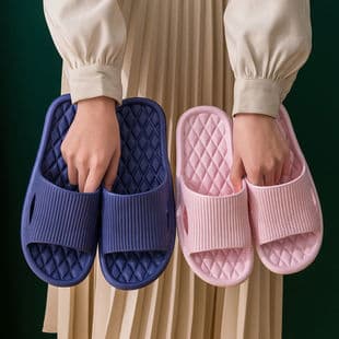 Large Stock Slippers for Women, Home Summer Cool Slippers, Bathroom Household Slippers, Men's Summer Long-Term Supply K