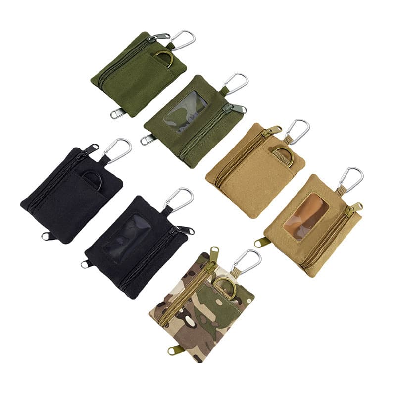 Outdoor Small Bag Oxford Cloth Tactical Coin Purse Mini Men's and Women's Sports Wallet Multifunctional Small Object Storage Wallet