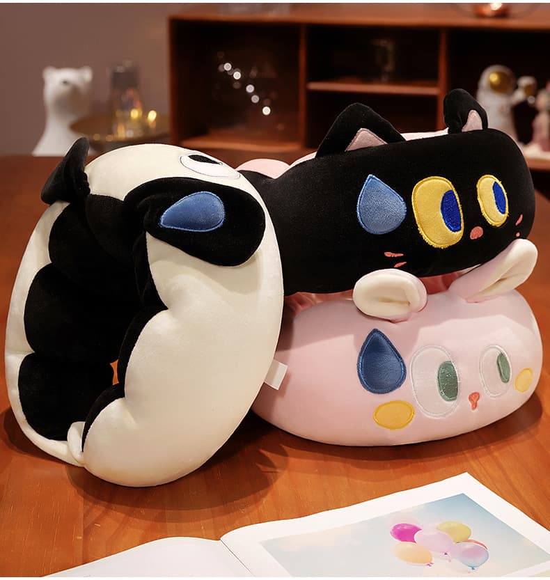 U-shaped Pillow Car Portable Neck Pillow Neck Protection Cartoon Pillow Travel Portable Nap Pillow Airplane Neck Pillow Cervical Pillow