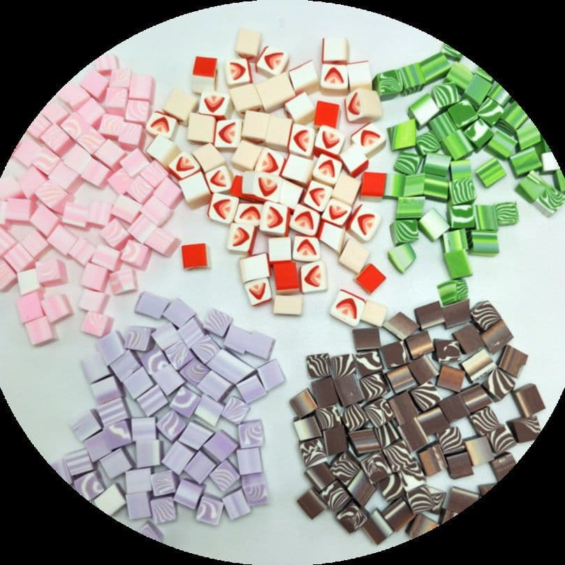 Factory Direct Simulation Square Chocolate Block Candy Block Mousse Block Cube Alps Block Accessories
