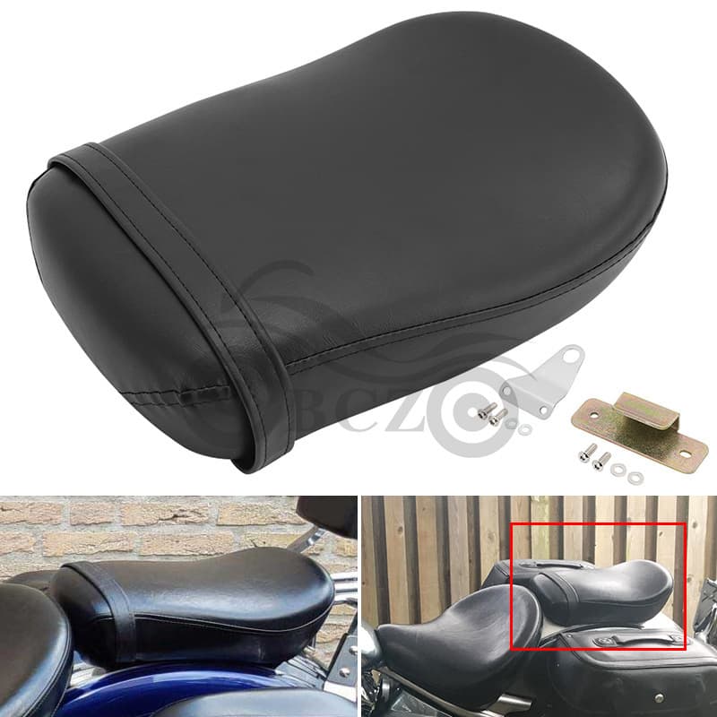 Black Motorcycle Seat Cushion Modification for Yamaha Vstar XVS 1100 Rear Pad Motorcycle Equipment Accessories