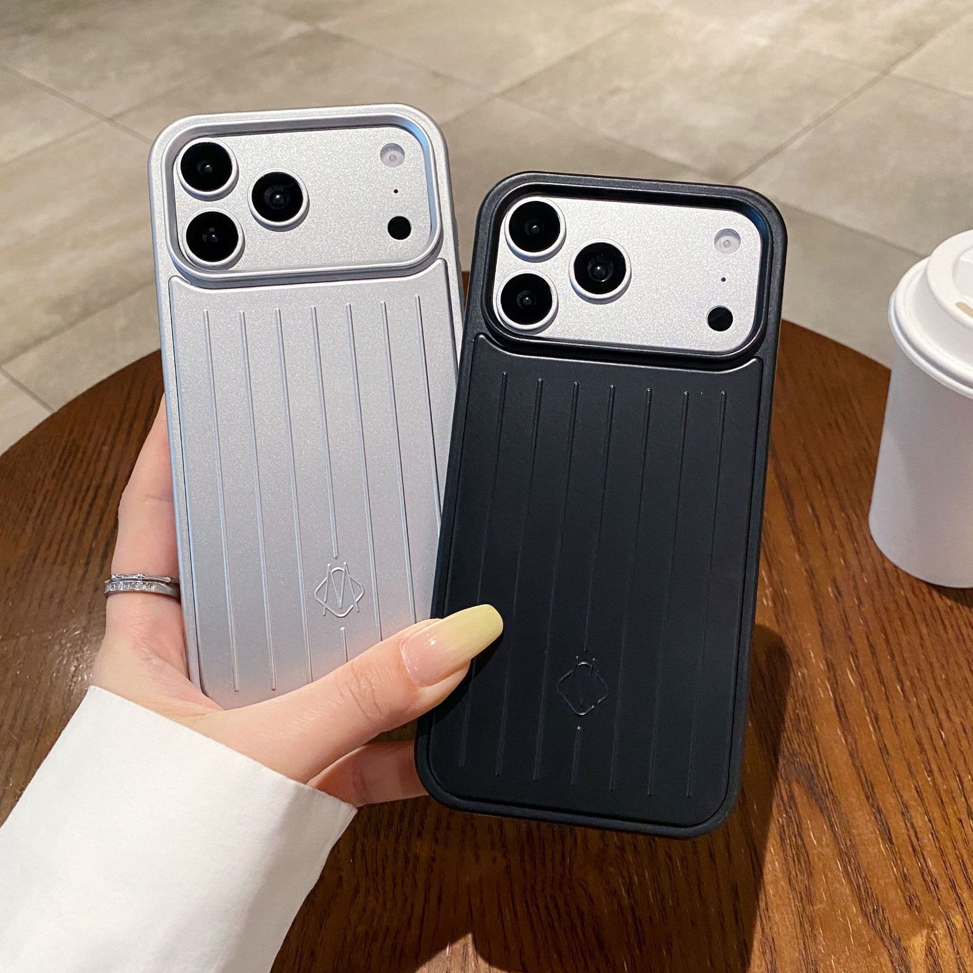Case for iPhone 18 Pro Max, Metal Stripe, Apple 17, Premium New Style, 16, Drop-Resistant Protective Cover