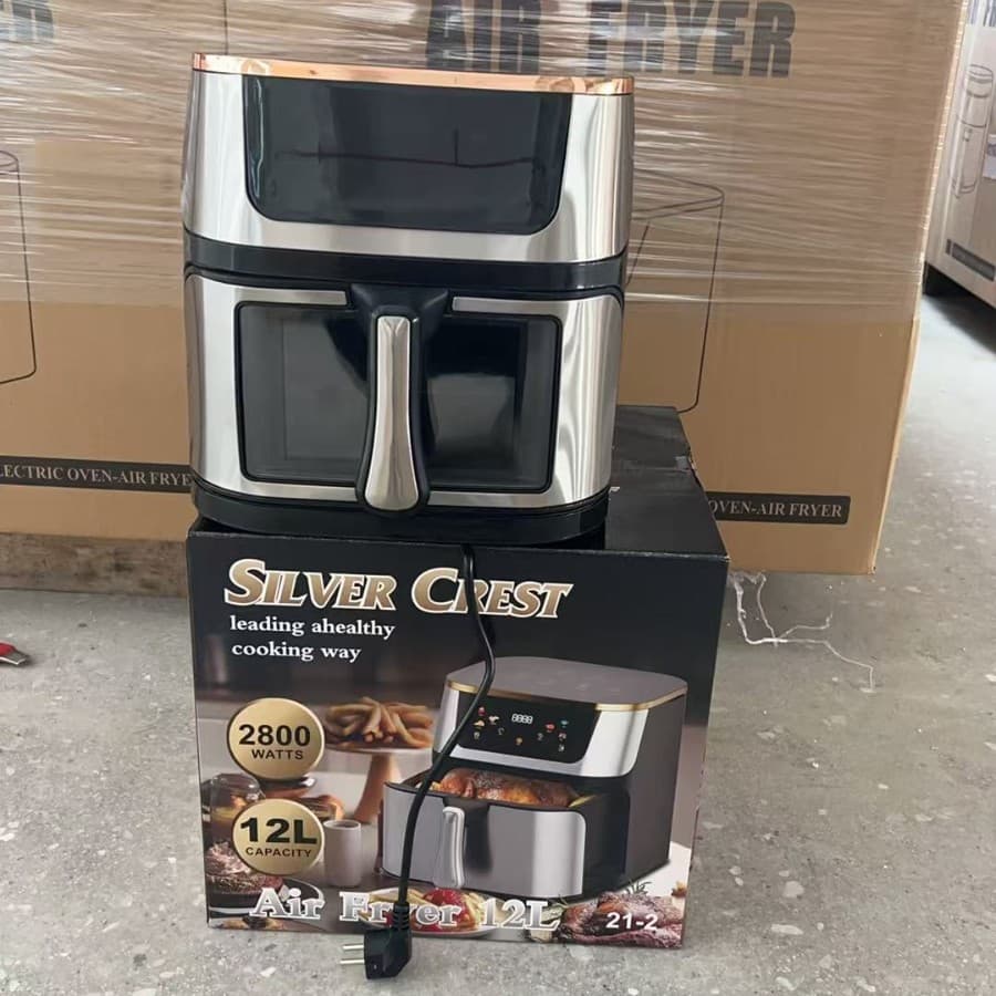 10L Large Capacity Electric Fryer with Visible Touch Screen, Household Air Fryer, Cross-Border Air Fryer, Wholesale from Foreign Trade Factory