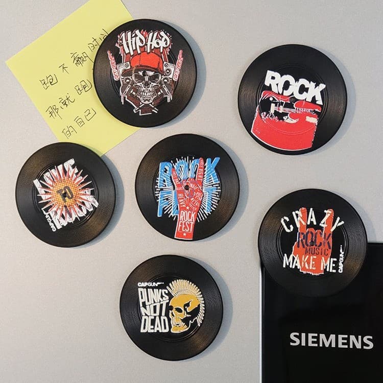 New Cross-Border Acrylic Flat Retro Vinyl Record Creative Decoration Nostalgic Trinket Pendant