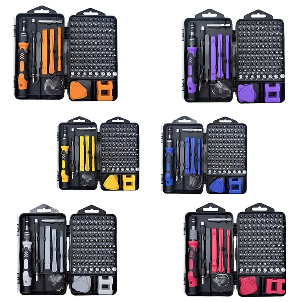 Cross-border In-Stock 115-in-1 Screwdriver Tool Set Multifunctional Precision Screwdriver Repair Kit 117-Piece Combo