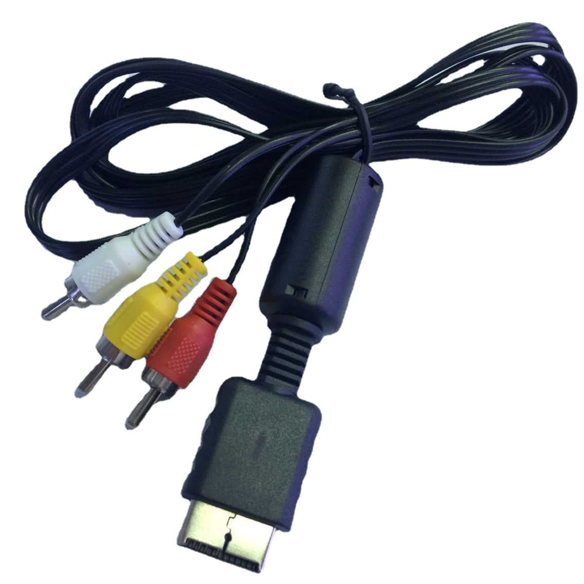 PS2AV cable is suitable for Sony game console PS2 dedicated video cable. PS2 copper wire AV cable is available in stock.