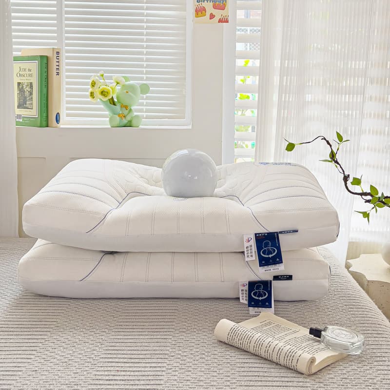 Manufacturer Pillow Core Factory, 2025 New Zero-Pressure Deep Sleep Pillow Core, Adult Household Neck Care Pillow 48*74cm