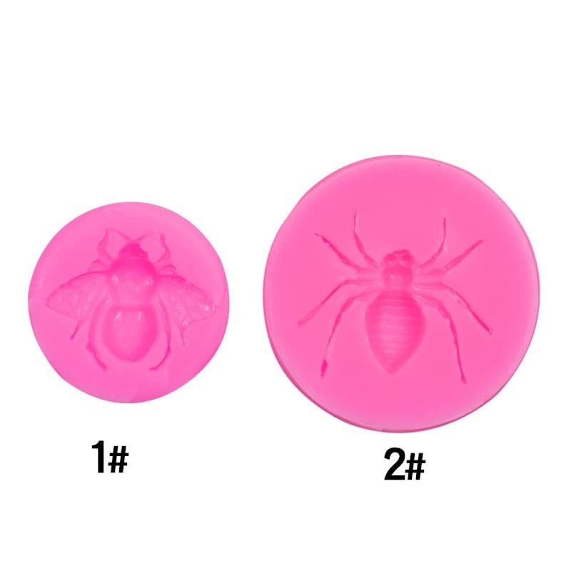 Realistic Insect Silicone Mold - Bee Spider Resin Clay Polymer Clay Mold - Baking Decoration Chocolate Fondant
