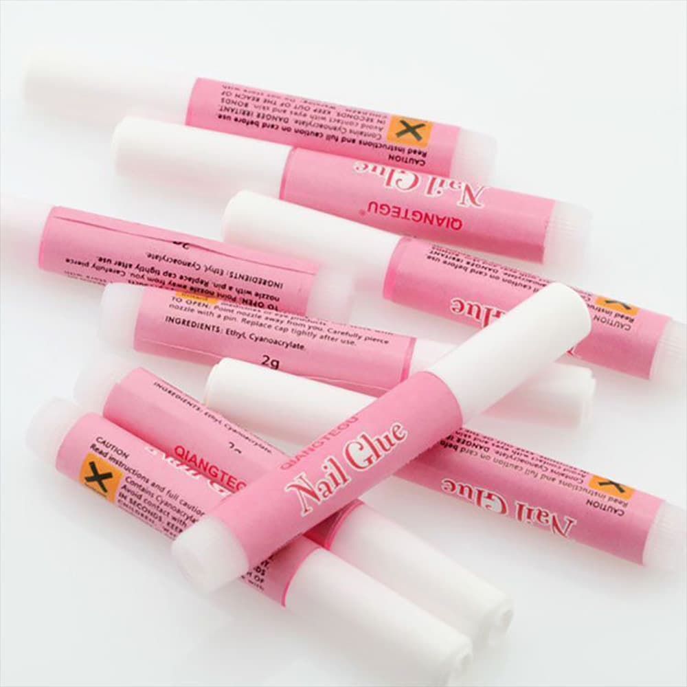 Nail Art Glue 1g 2g Wearable False Nails Small Glue Bulk Diamond Pointing Loose Fake Nails Nail Art Special Glue Nail Tips