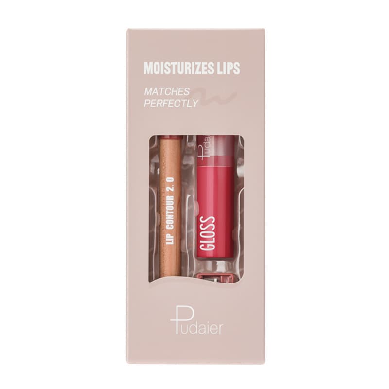 Wholesale Pudaier Amazon Hot Selling Lip Liner Lipstick Set Matte Glossy Lipstick Makeup Set