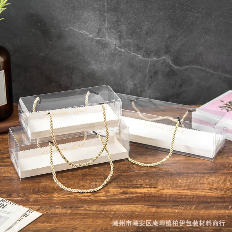 28x28 Full Roll and Half Roll Swiss Cake Roll Packaging Box, Long Portable Dream Dragon Roll Floating Cloud Towel Roll Packaging Box