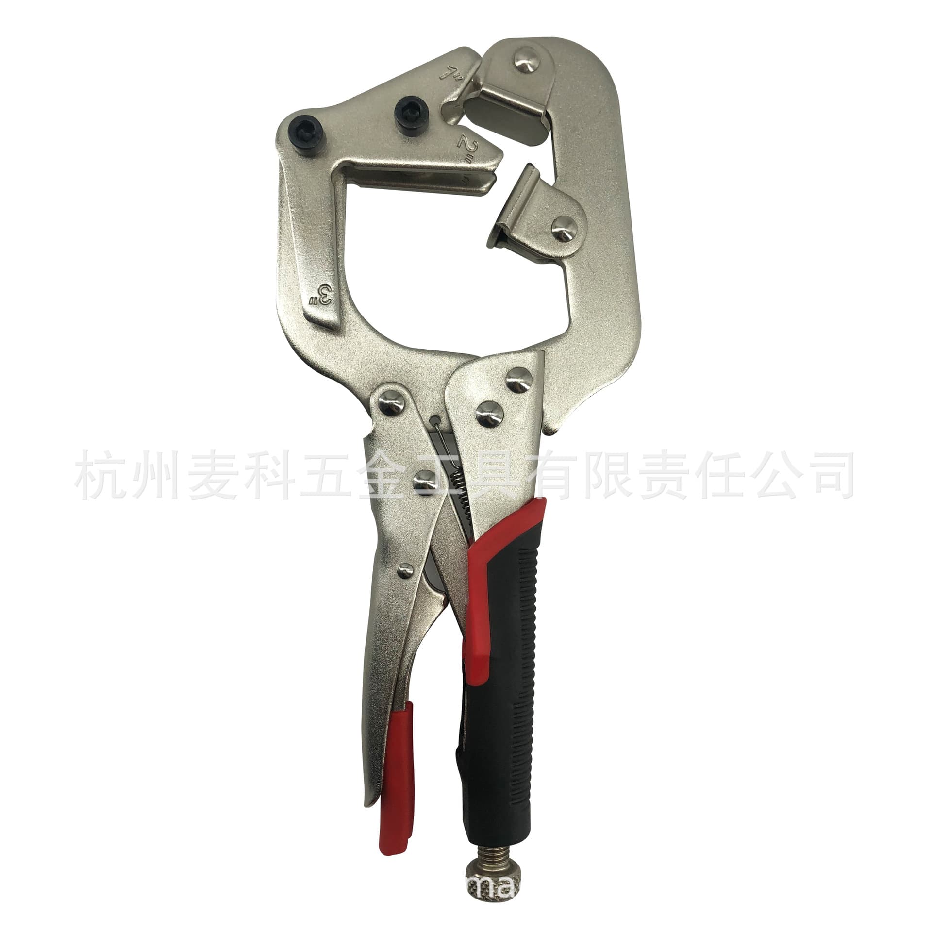 10-inch Locking Pliers Welding Pipe Pliers Round and Square Dual-Use Locking Pliers Special Tool Multi-Purpose Welding Pliers