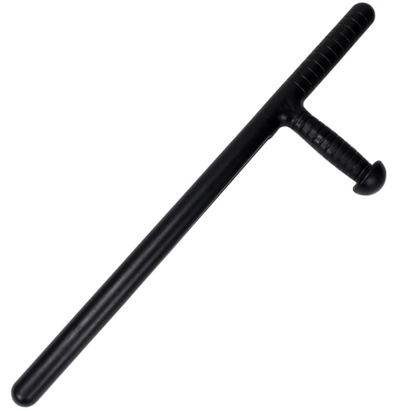 PC riot T-shaped tonfa, T-shaped baton, martial arts security equipment, guard duty patrol self-defense weapon, campus