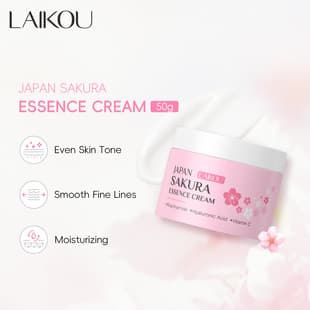 Cross-border New Product Laikou Sakura Cream 50g Moisturizing and Hydrating Face Cream Factory Supply Skincare Drop Shipping