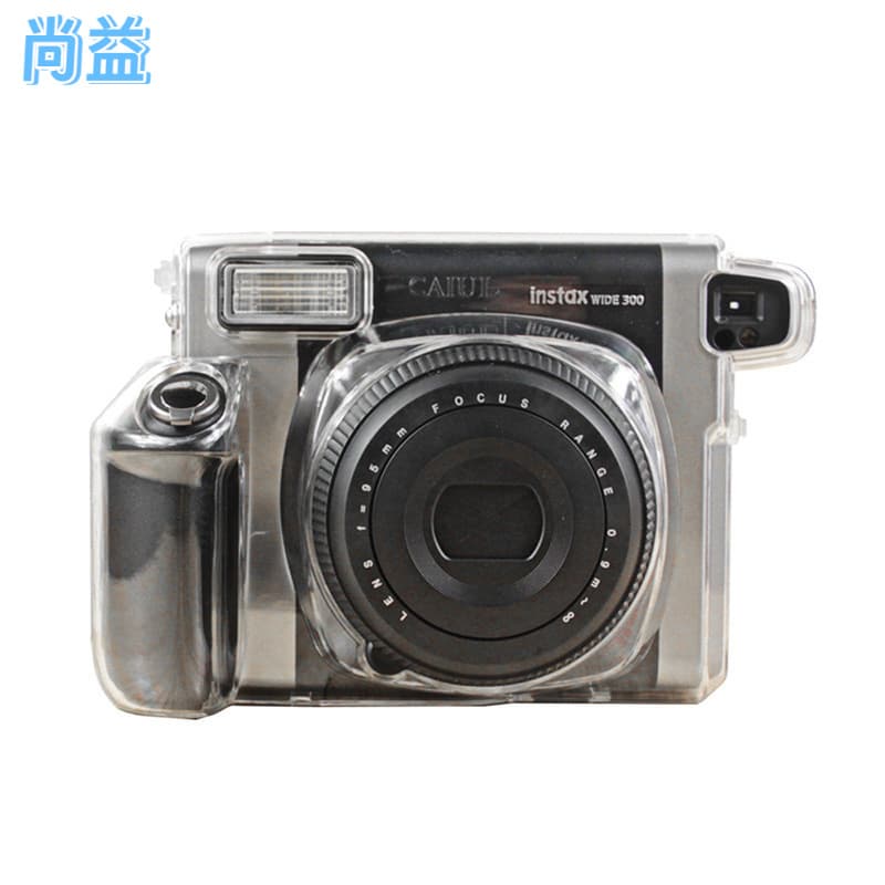 Compatible with Instax Wide 300 Special Transparent Crystal Case, Durable Scratch and Drop Resistant PC Crystal Protective Cover