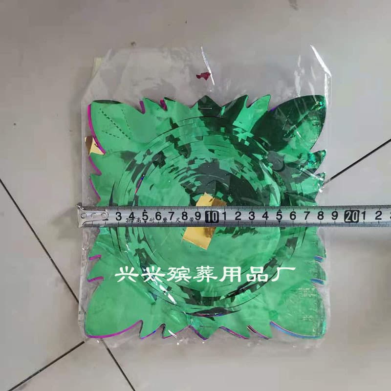 Funeral Supplies Five-Section Streamers for Qingming Festival Sacrificial Use, Plastic Streamers Direct from Manufacturer, Bulk Orders Preferred