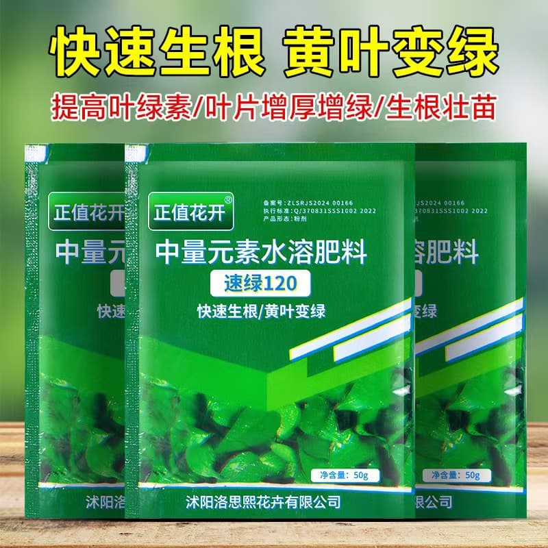 Sulv 120 Chlorophyll Root Strengthening, Greening and Thickening Medium Element Water-Soluble Foliar Fertilizer, Factory Direct Green Plants