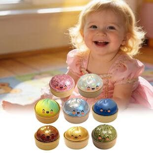 Cross-Border In-Stock Squishy Steamed Bun Toy, Fun Stress-Relief, Soft, Non-Sticky, Fun Gadget, Realistic Bun Shape