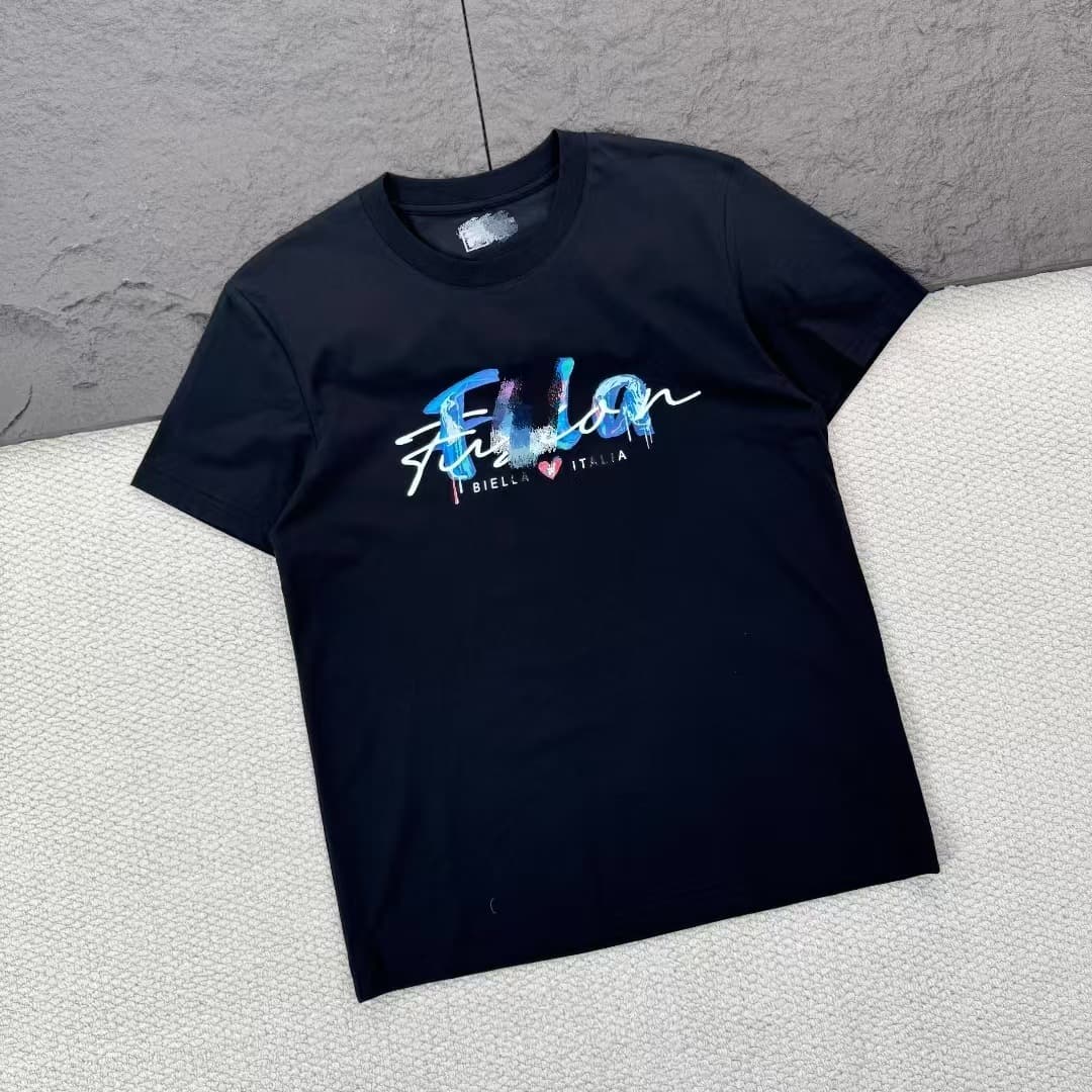 Dragon Soaring Across the Four Seas Print Fila-Style Cross-Border Foreign Trade Spring Summer New Unisex Casual T-Shirt