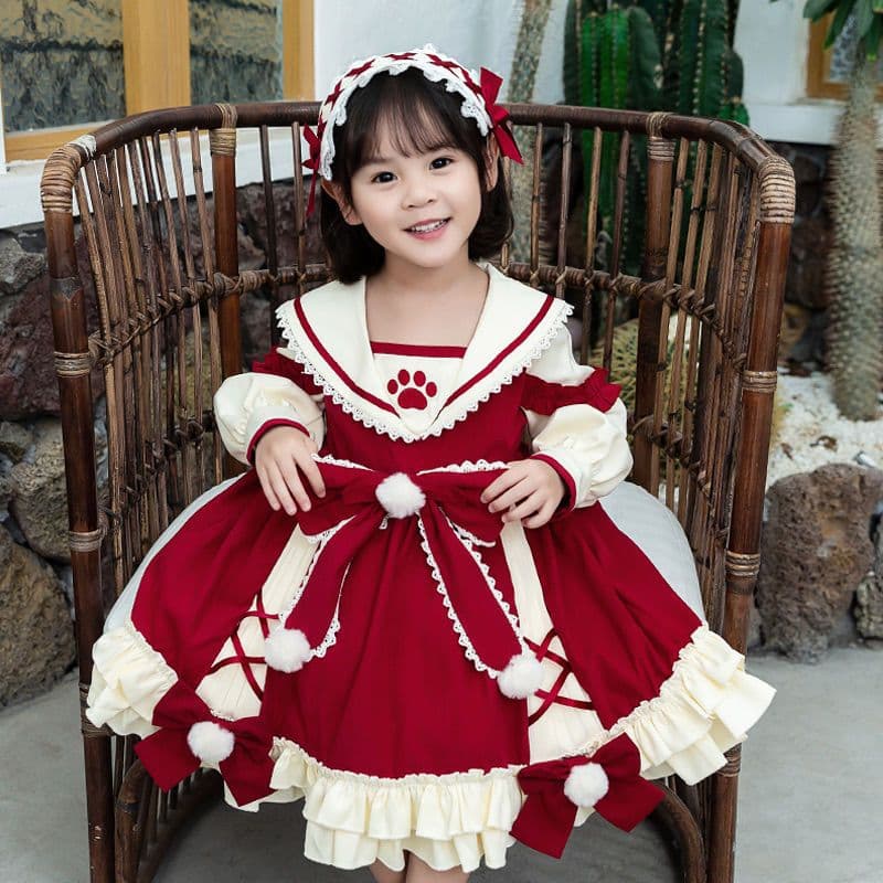 Girls Lolita Birthday Dress Princess Dress Children Lolita Dress Elementary Student Birthday Lolita Dress