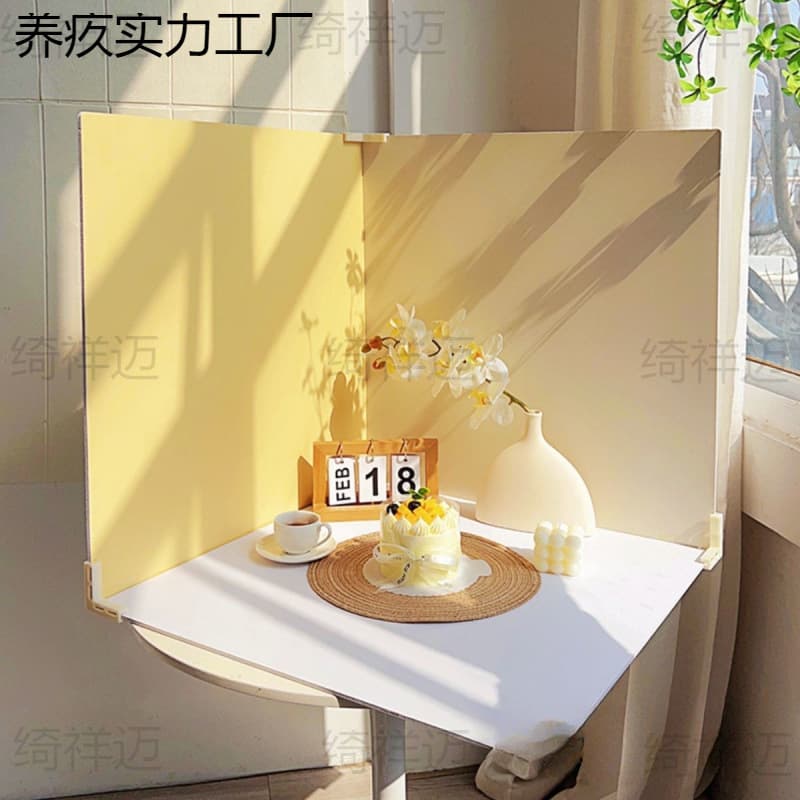 Photo background board photography style posing props solid color advanced still life baking scene