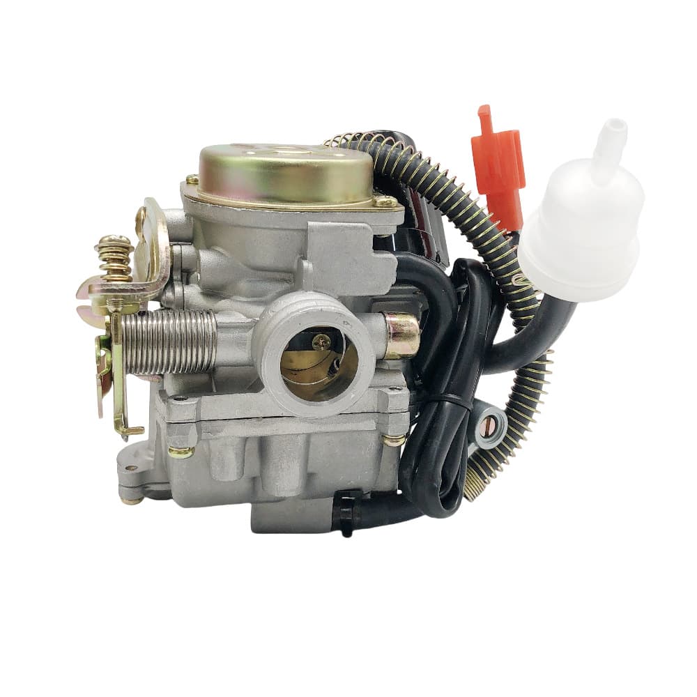 Carburetor GY6-50 with Drain Plug, Compatible with GY6 80 49cc 50cc 4 606-103