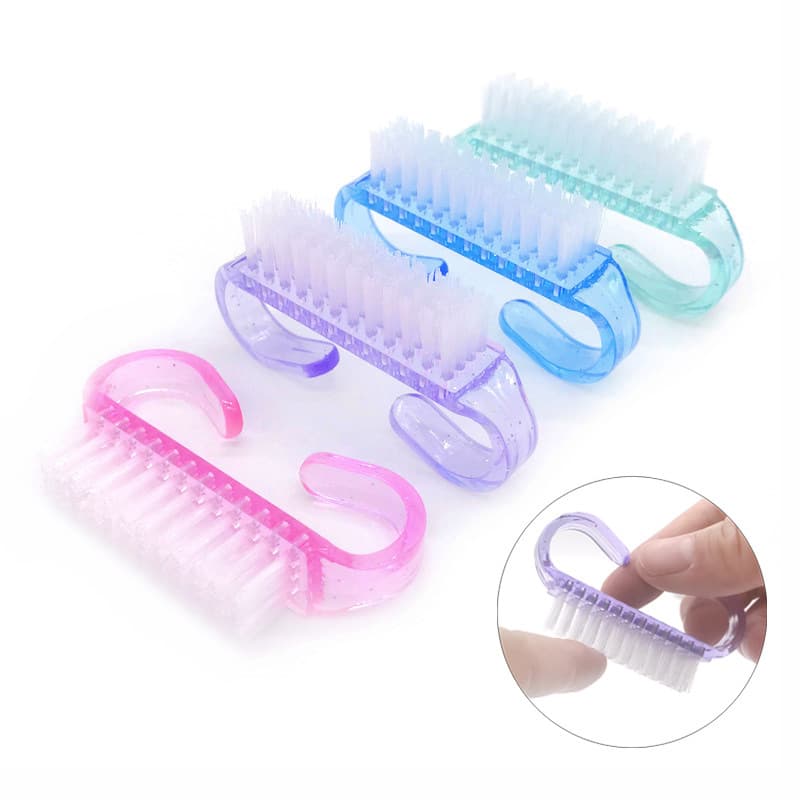 Glitter horn brush, plastic dust brush, horn brush to clean the dust layer, nail art dust removal brush, manicure tools