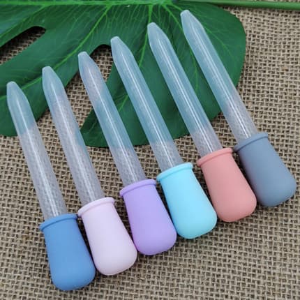 2.5ML silicone children's medicine and water dropper, 3ML 5ML silicone dropper, infant medicine feeder