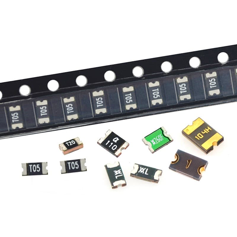 SMD Self-Recovery Fuses 1206/0805/1812 Sizes, 0.5A/1A/2A/2.6A/500mA/2600mA Ratings