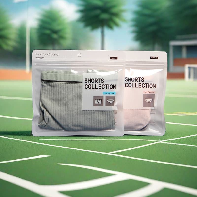 Underwear packaging bags for men's and women's briefs, self-sealing transparent bags, garment bags wholesale.