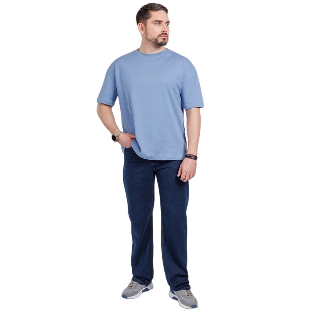 Cross-Border Tencel Straight-Leg Jeans for Men, Summer Thin Loose Straight-Leg Pants, Jeans, Джинсы