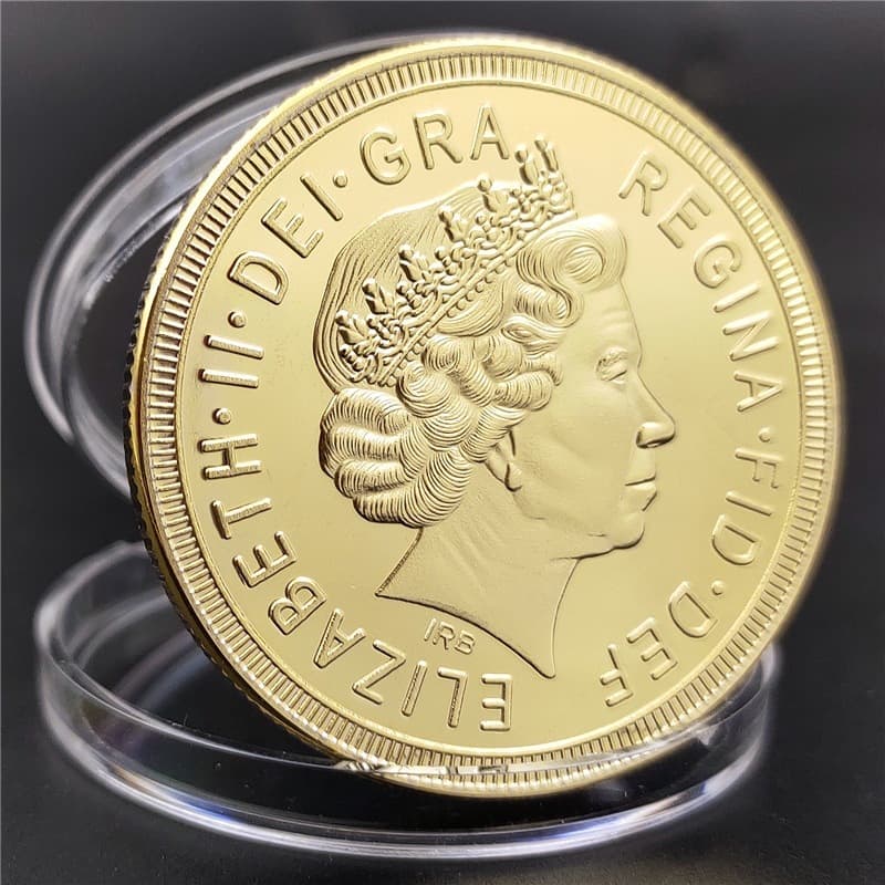 Foreign Trade Commemorative Coins British Queen Commemorative Coins Ma Jian Gold Coins Knight Coins Cross-Border Commemorative Medals