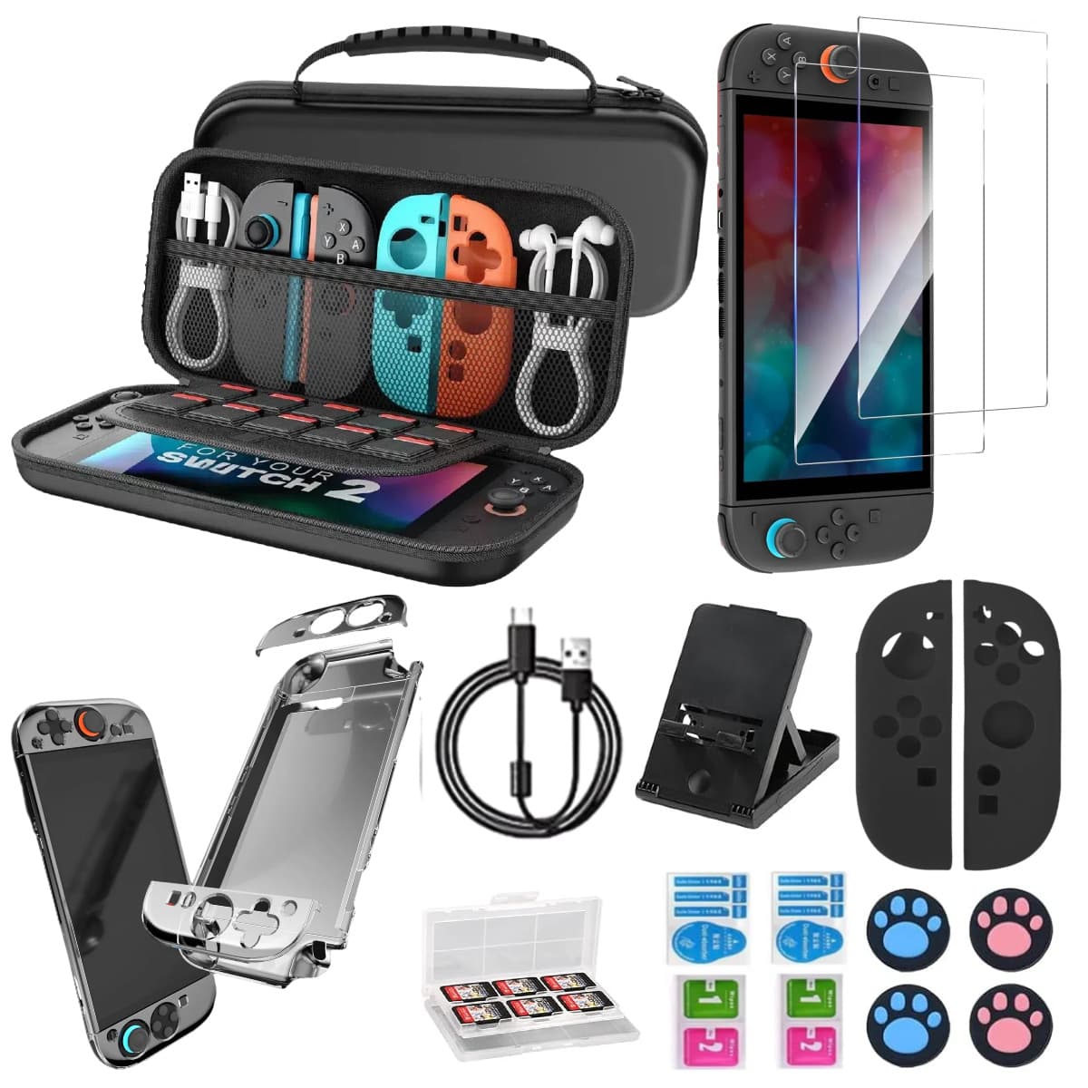 Compatible with Switch2 Carrying Case Game Console Storage Box Switch OLED Carrying Case