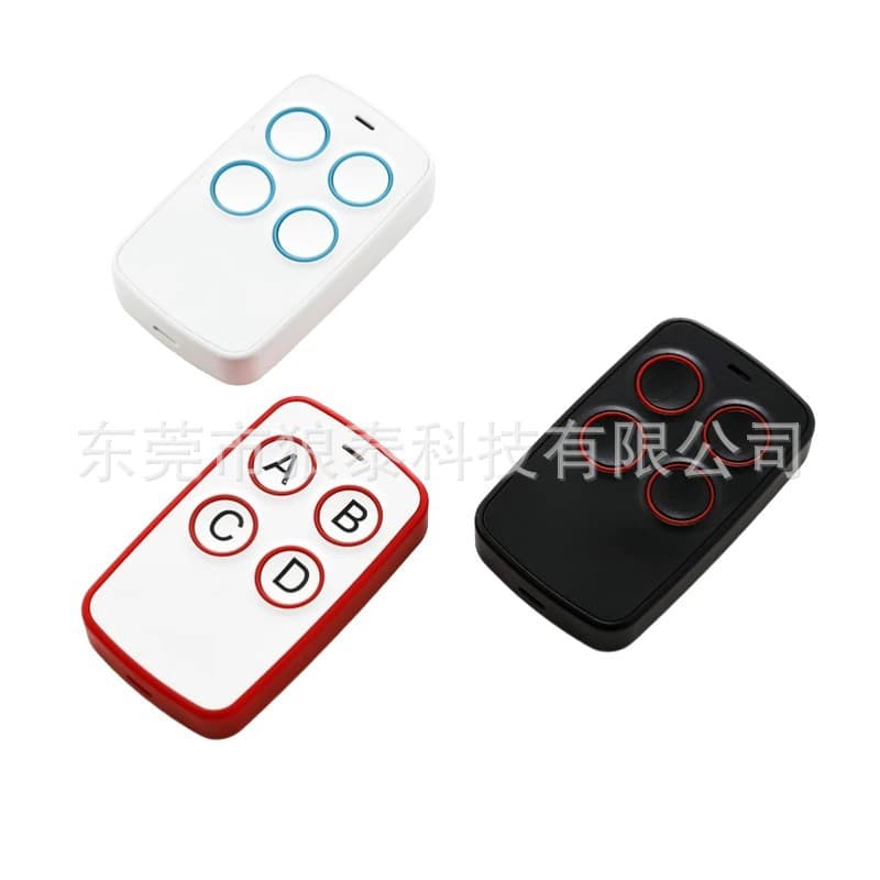 New copy remote control for electric vehicle garage doors, cloning, and access control systems, exclusively supplied to e-commerce platforms in Europe, America, and Brazil.