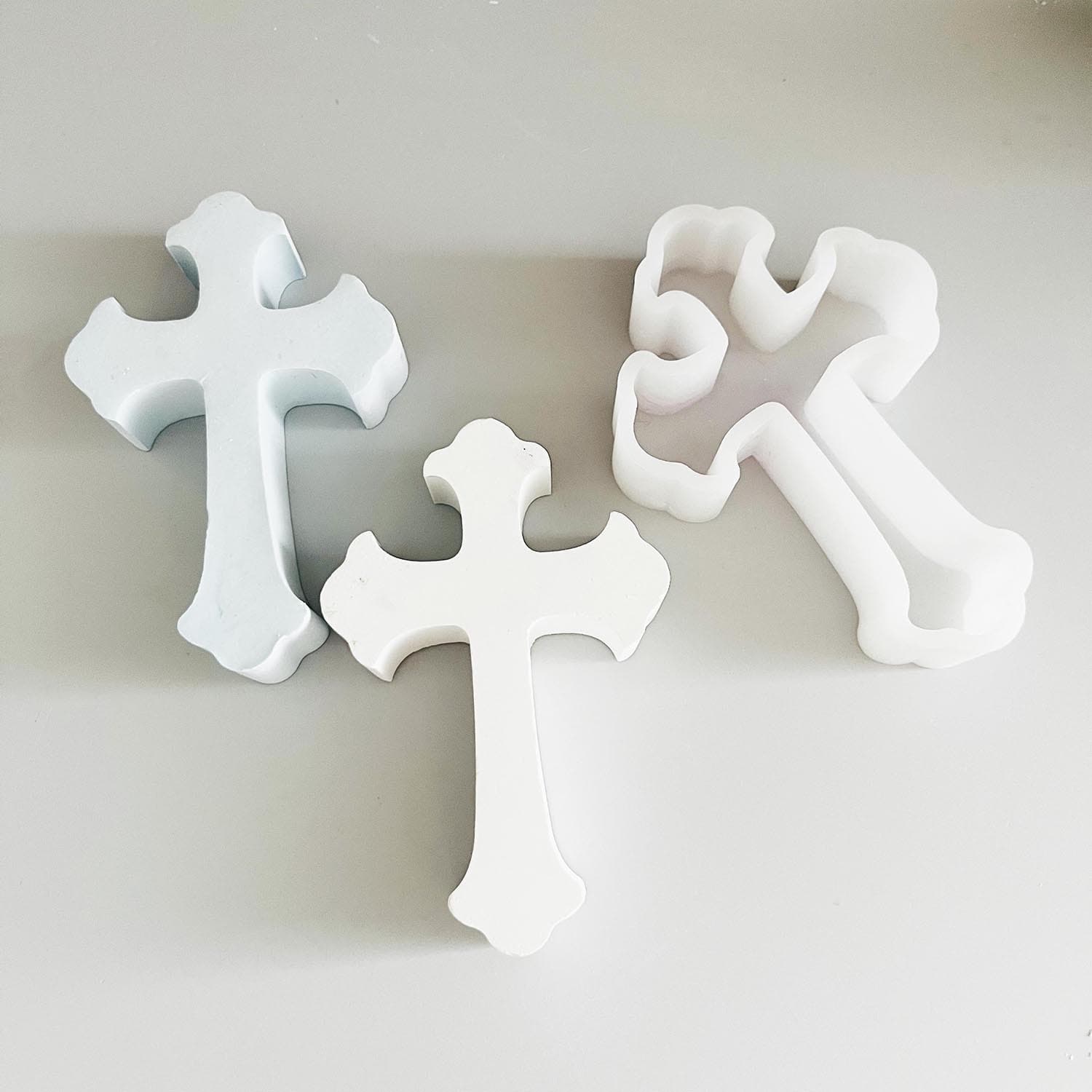 Cornucopia Cross Silicone Mold Cross Aromatherapy Gypsum Ornament Mold Car Mold Resin Mold