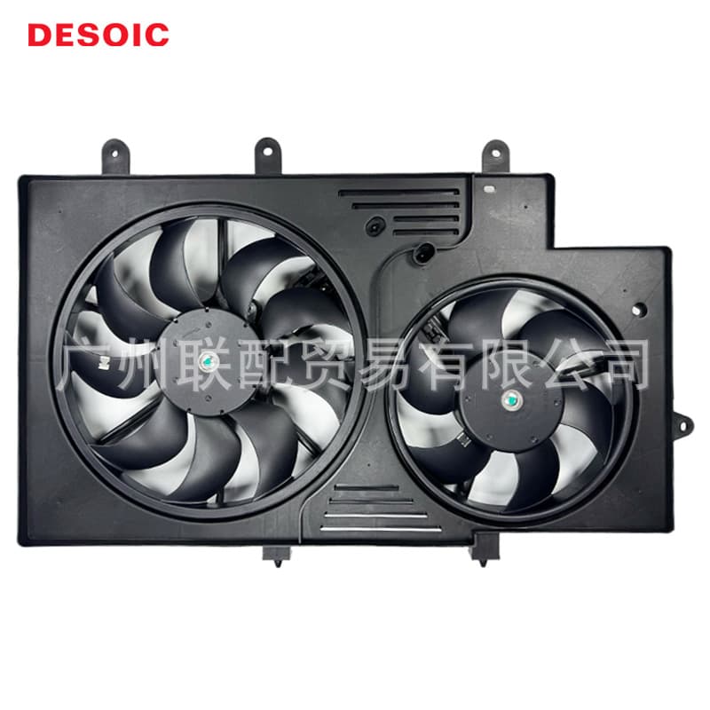 OE BM3-1308010B Electric Fan Assembly Radiator Fan for Dongfeng Fengxing S500 Auto Square Plug