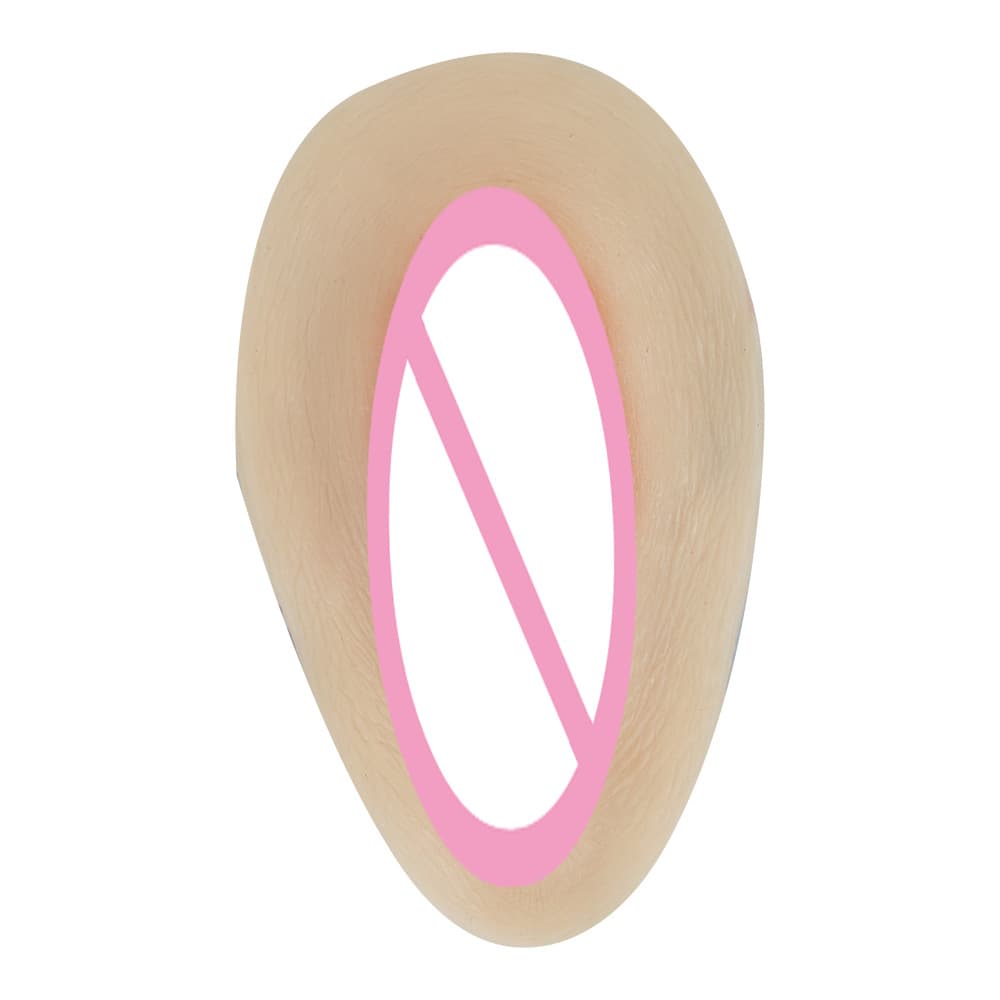 Silicone Simulation Fake Negative Film Crossdresser Underwear Pads CD Boyish Underwear Pads Transformation Groin Protector Pad