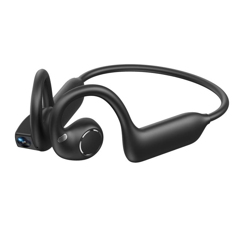 E12 (Download) AI 8MP Camera, Conversation Translation, Audio/Video Calls, Touchpad Camera Headset