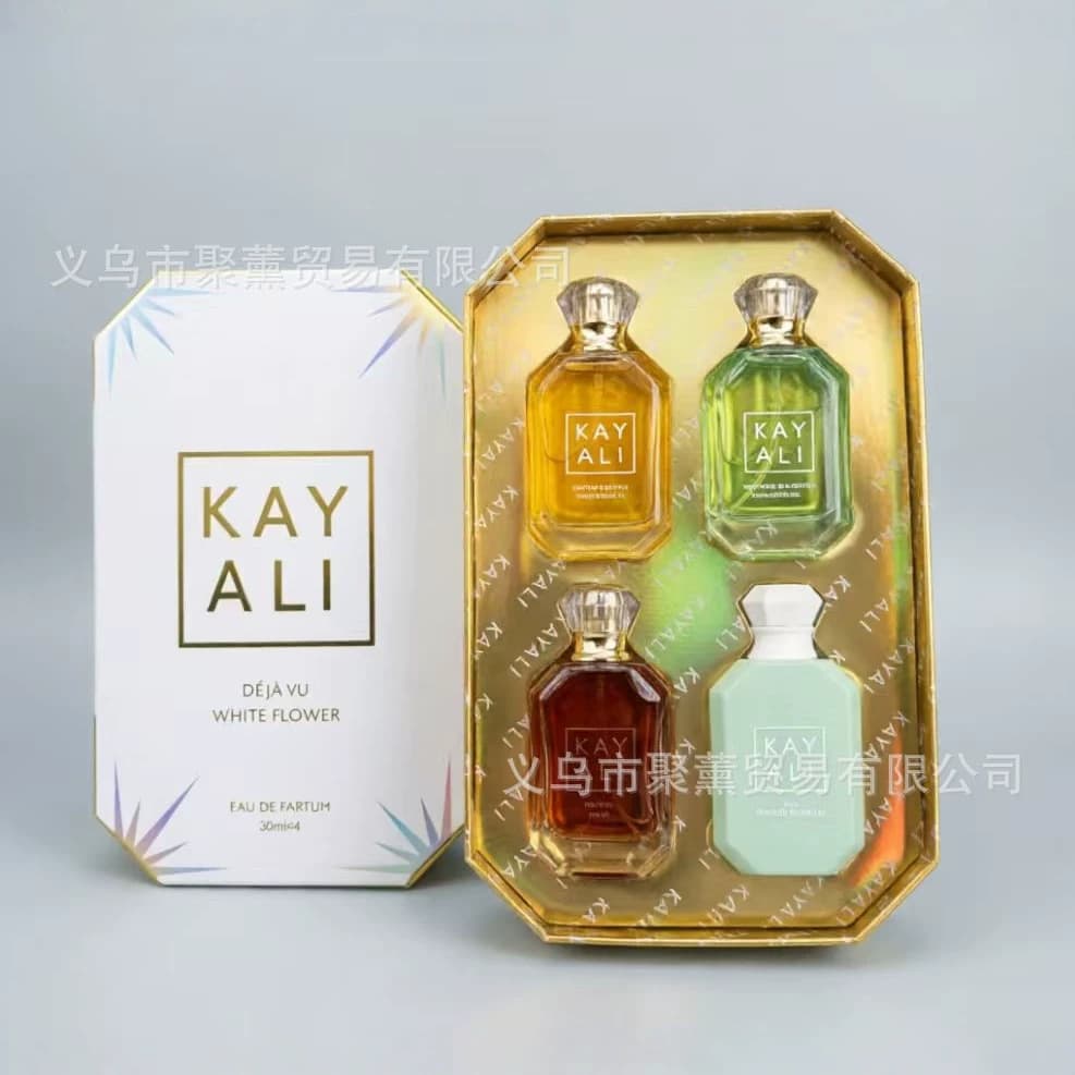 New Cross-border KAYALI Candy Rock Sugar 4-Piece Set Women's Perfume Long-lasting Scent