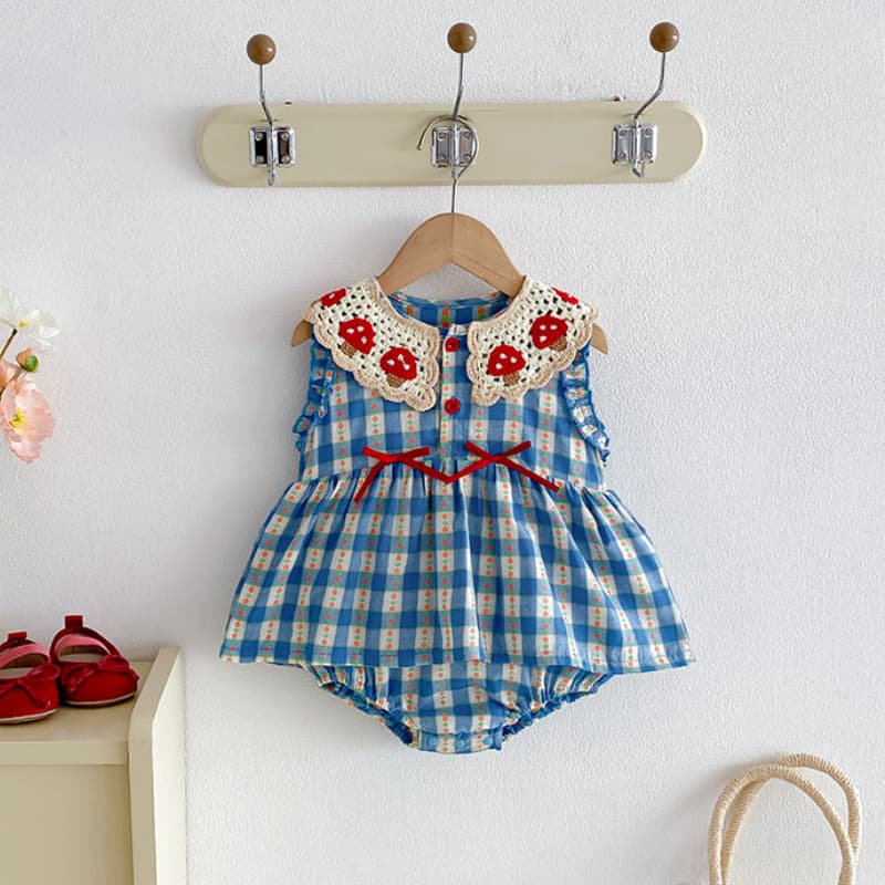 Baby Clothes Summer Newborn Romper Girl Full Month Hundred Days Bodysuit Princess Fashionable Diaper Cover Dress Summer